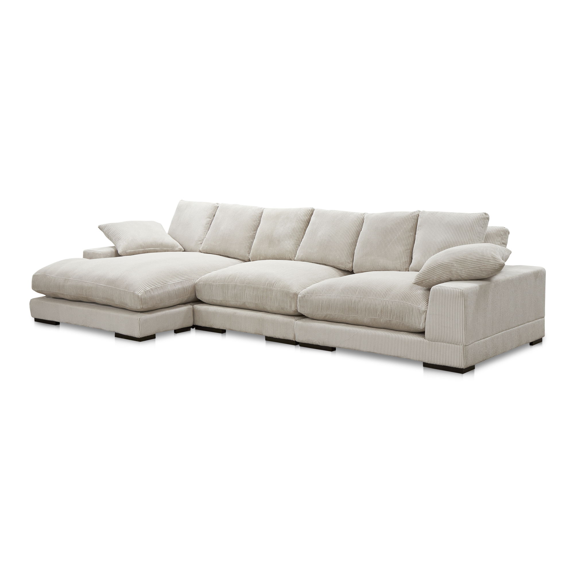 Plunge Large Sectional Cappuccino large image 