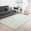 Kai Alessia Overdyed Hand-Knotted Blue/Beige Area Rug thumbnail 5