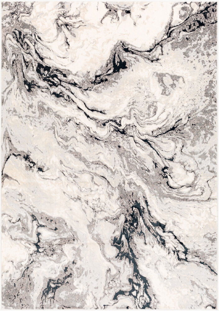 Impulse Machine Woven Rug, by Surya, 7'2.61" length x 5'2.99" width