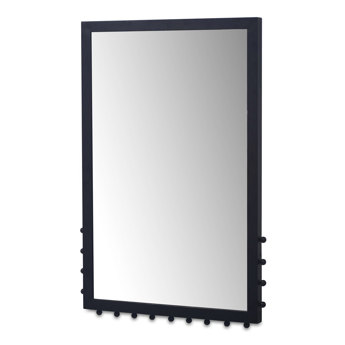 Figaro Wall Mirror Black, by Moe's Home, 25" width x 36.75" height x 1.5" depth View 2