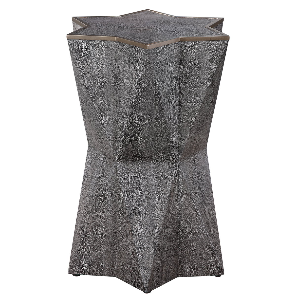 Capella Gray Accent Table, Side & End Table by Uttermost, 16" width x 22" height x 16" depth View 1