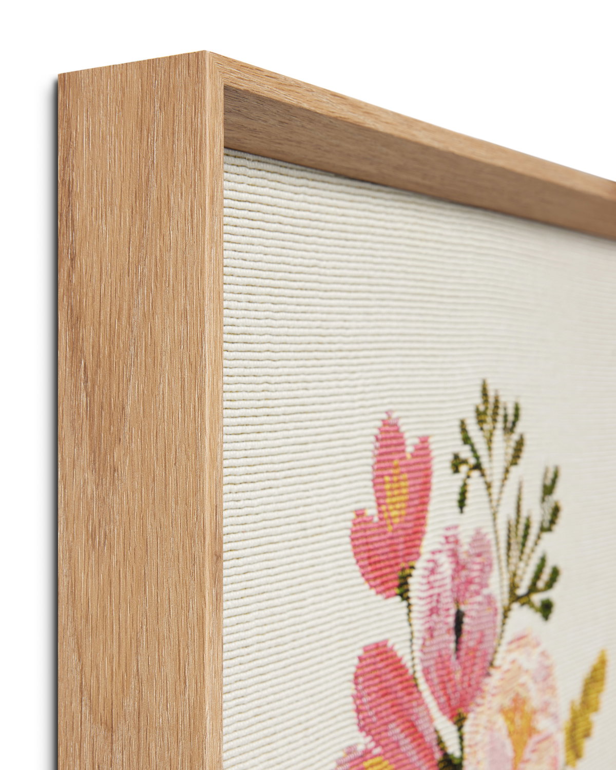 Rifle Paper Co. x Loloi Rose Botanical Wall Art, Wall Hanging, 21" length x 22" width View 4