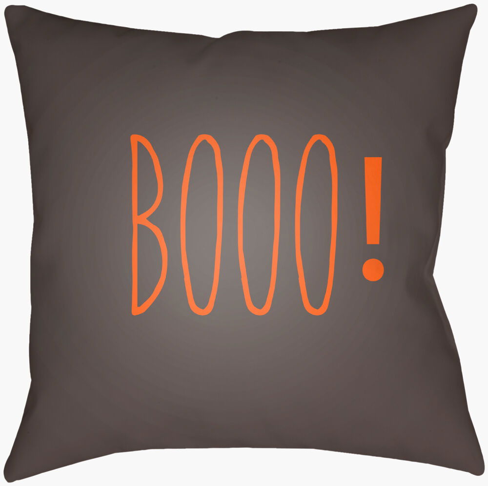 Boo Accent Pillow, Decorative Pillow by Surya, 20" length x 20" width