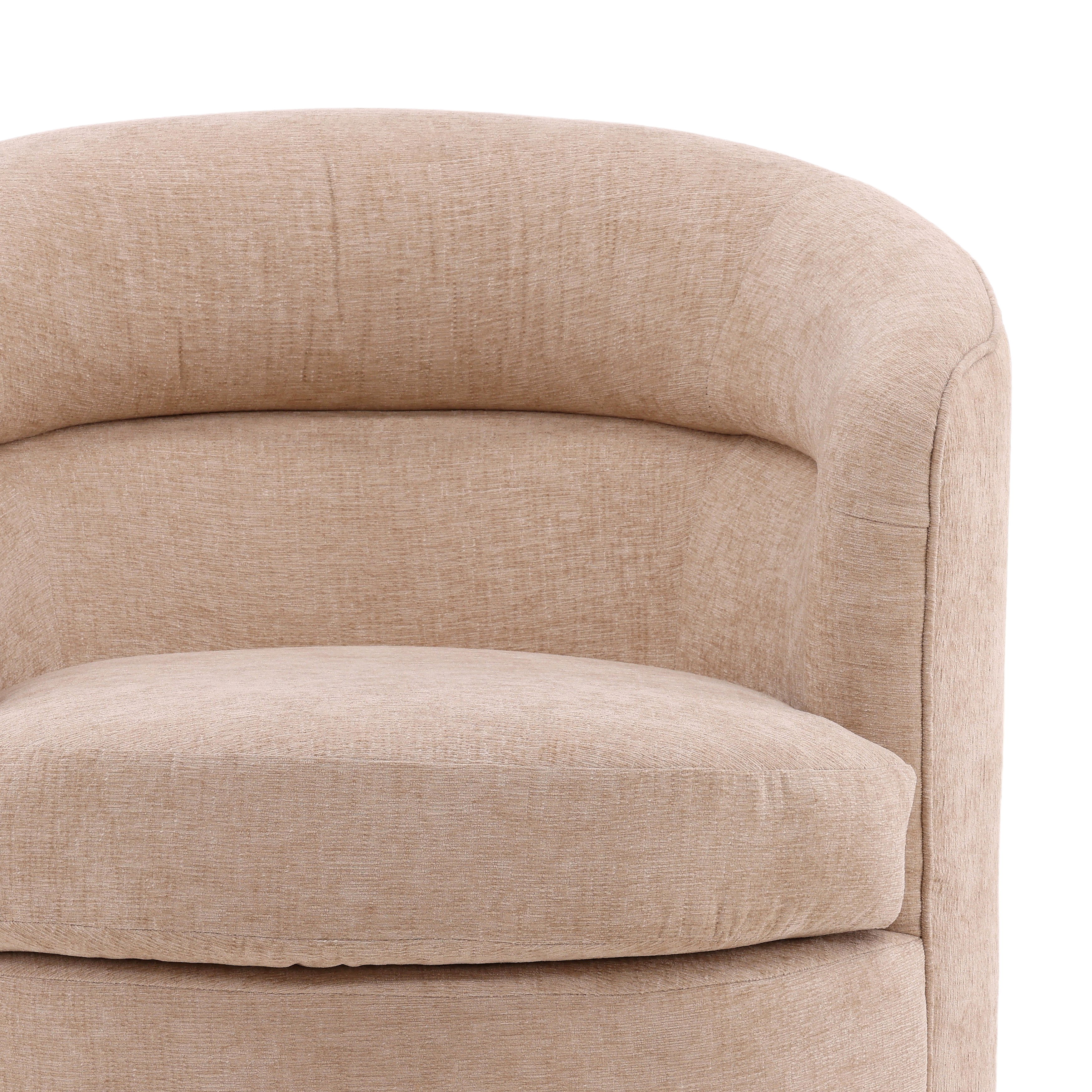 Lauretta Swivel Chair Beige large image 
