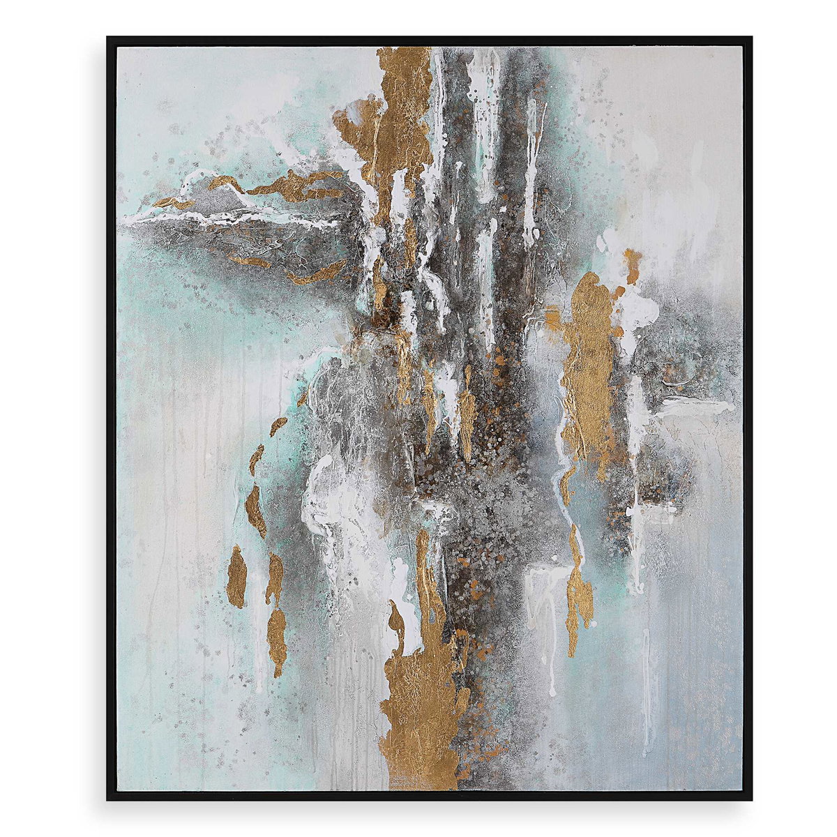 Mountain Mist Hand Painted Canvas, Art by Uttermost, 51.75" width x 61.75" height x 1.5" depth View 1