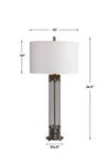 Anmer Industrial Table Lamp, by Uttermost, 16" width x 35" height x 16" depth thumbnail 3