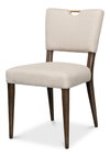 Landon Side Chair, by Sarreid, 2' length x 1'6" width x 2'9" height thumbnail 1