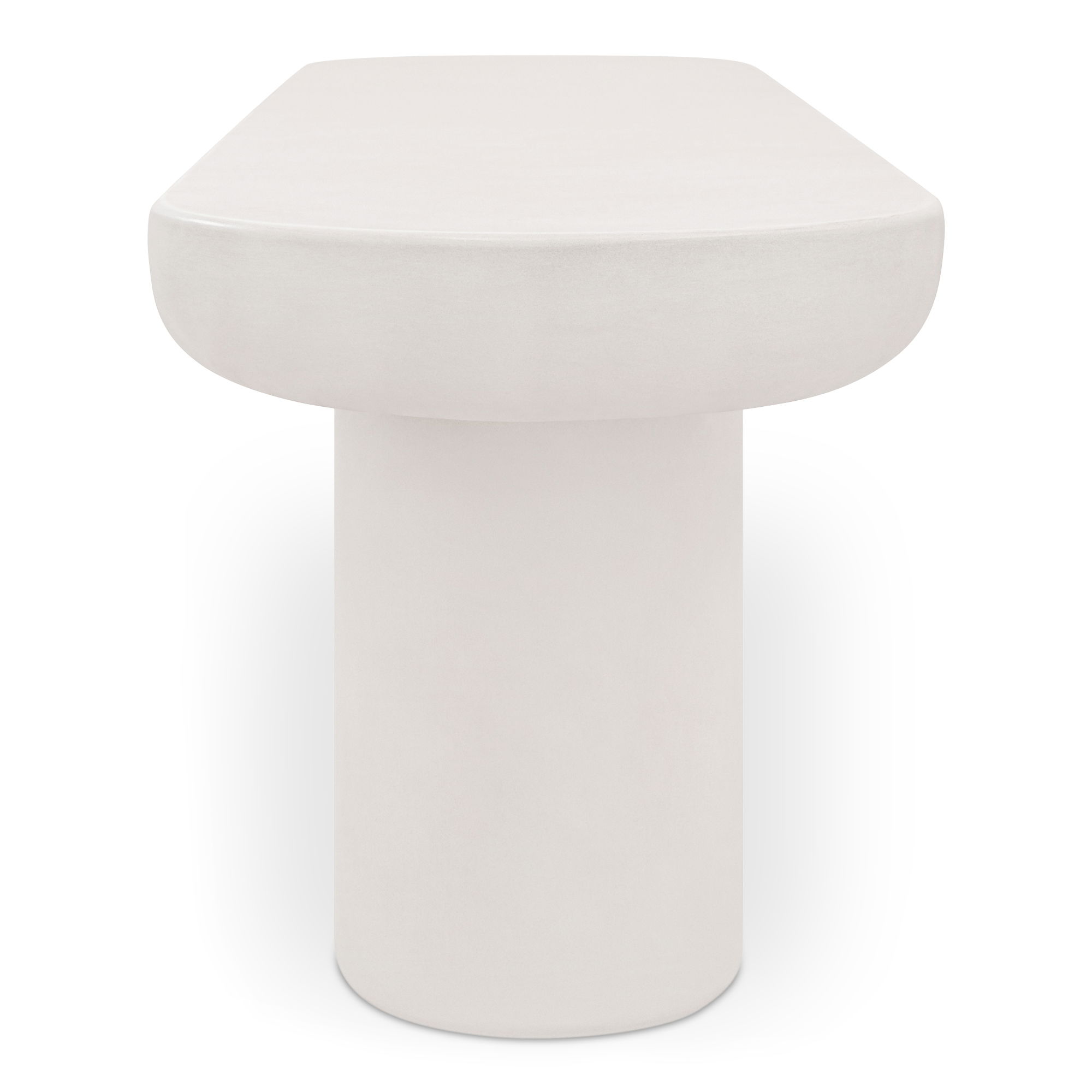 Rocca Bench Cream, Benche by Moe's Home, 68.11" width x 19.29" height x 15.75" depth View 3