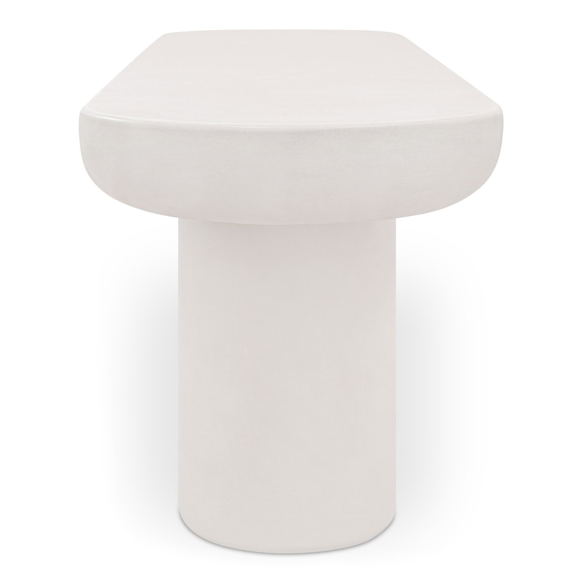 Rocca Bench Cream, Benche by Moe's Home, 68.11" width x 19.29" height x 15.75" depth View 3