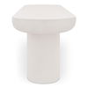 Rocca Bench Cream, Benche by Moe's Home, 68.11" width x 19.29" height x 15.75" depth thumbnail 3