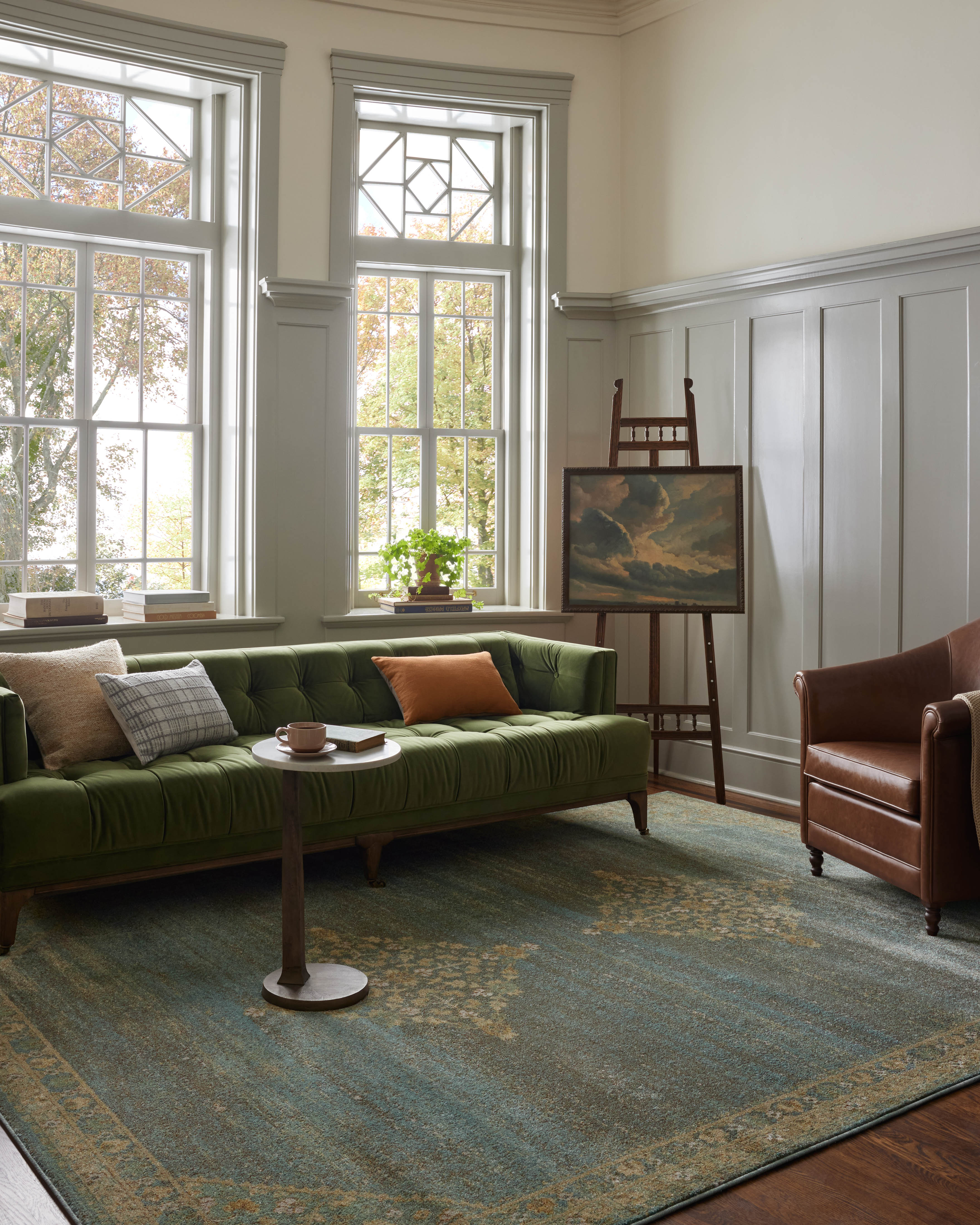 Magnolia Home by Joanna Gaines x Loloi Mona Rug, 5' length x 7'8" width View 2