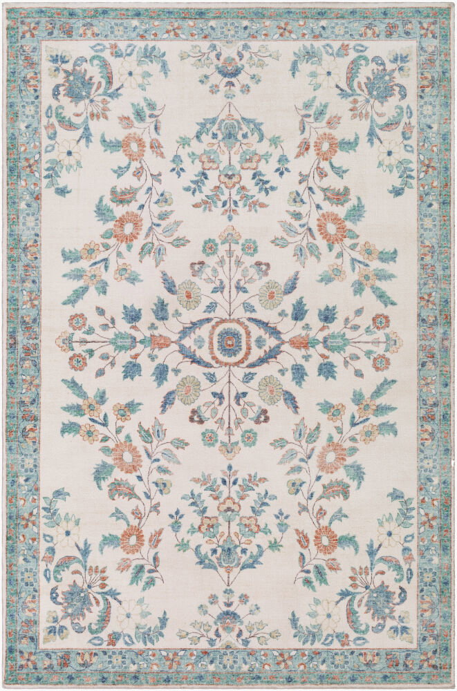 Erin Machine Woven Rug, by Surya, 1'3.75" length x 1'3.75" width