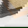 Silas Cane and Medium Brown Wood Rectangular Tray thumbnail 6