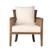 Lily Occasional Chair W/ Perf Fabric, Accent Chair by Dovetail, 27.5" width x 29" height x 31" depth thumbnail 2