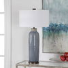 Vicente Slate Blue Table Lamp, by Uttermost, 18" width x 33.5" height x 18" depth thumbnail 4