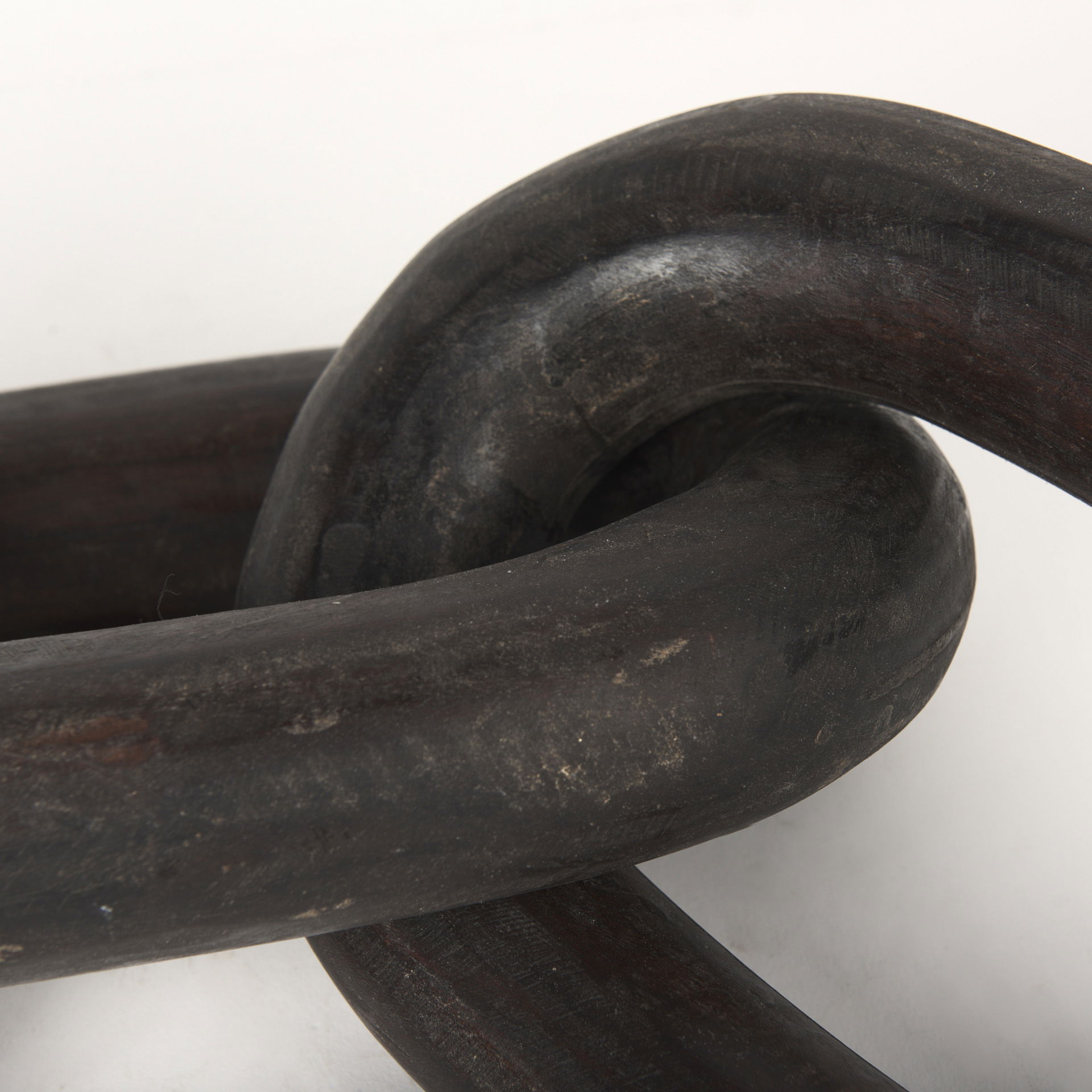 Tayla Large Black-Brown Wood Chain Link large image 