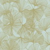 Ginkgo Leaves Green Peel & Stick Wallpaper, by York Wall, 16'6" length x 1'8.5" width x 0.02" depth thumbnail