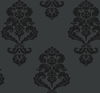 Graphic Damask Black Wallpaper thumbnail 0