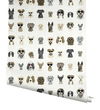Dog Days Grey Peel & Stick Wallpaper thumbnail 1