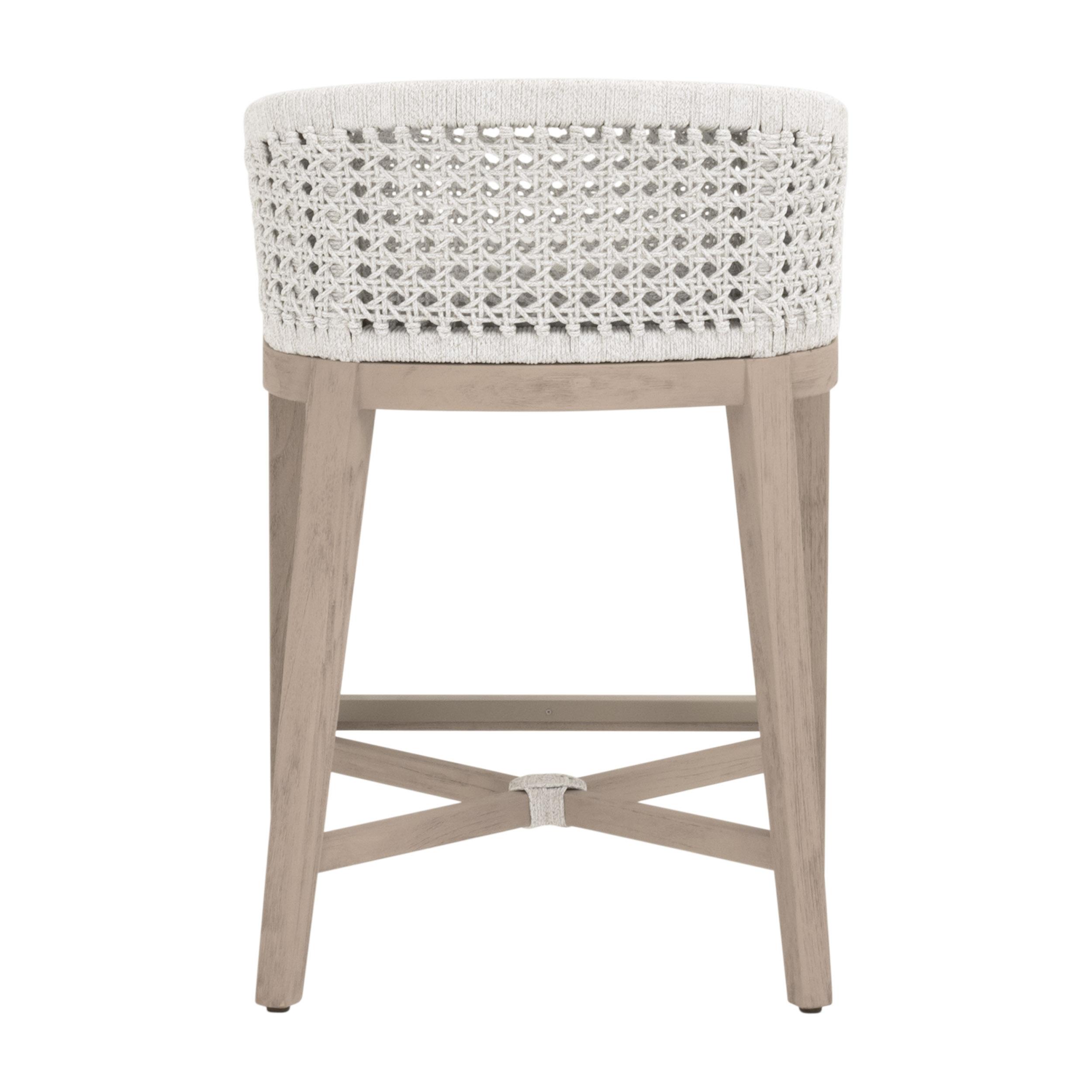 Montecito Outdoor Counter Stool, Dining Chair by Essentials for Living, 21" width x 32.25" height x 21" depth View 5