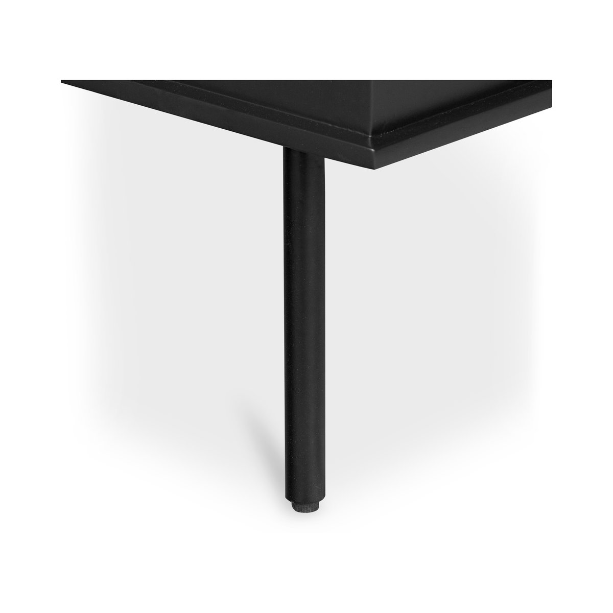 Reagan Nightstand Black, by Moe's Home, 25" width x 24.25" height x 18.5" depth View 10