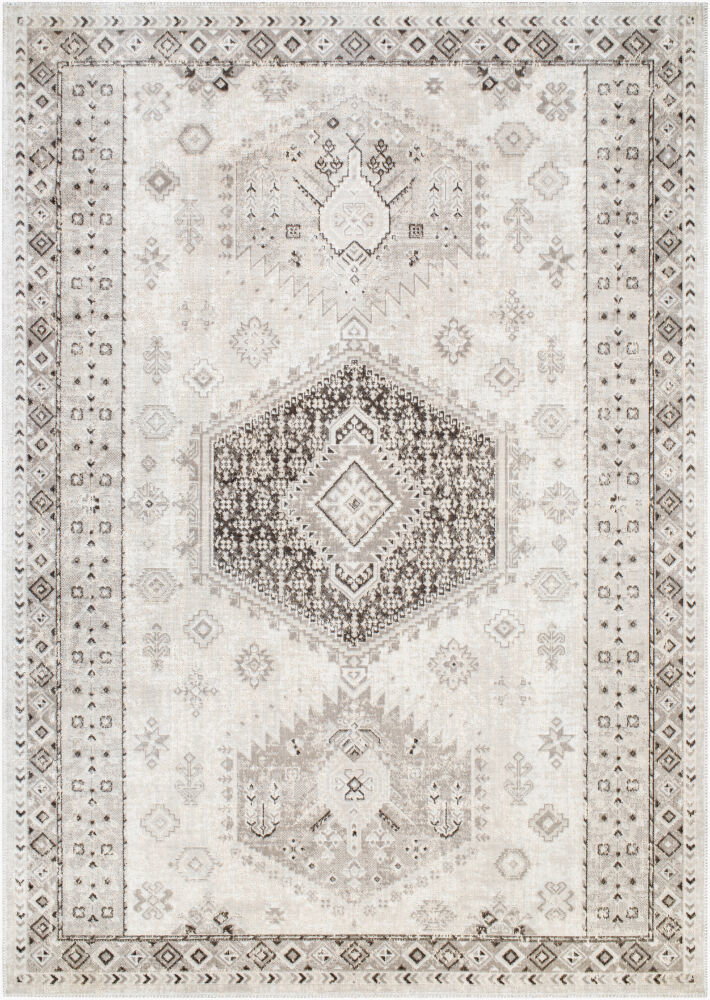 Basel Machine Woven Rug, by Surya, 1'2.96" length x 1'2.96" width