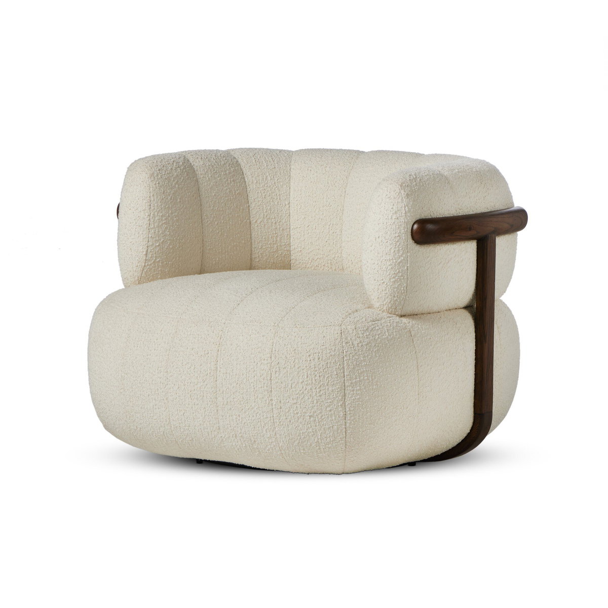 Doss Swivel Chair, Accent Chair by Four Hands, 37" width x 28" height x 34.5" depth View 2