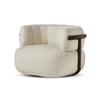 Doss Swivel Chair, Accent Chair by Four Hands, 37" width x 28" height x 34.5" depth thumbnail 2