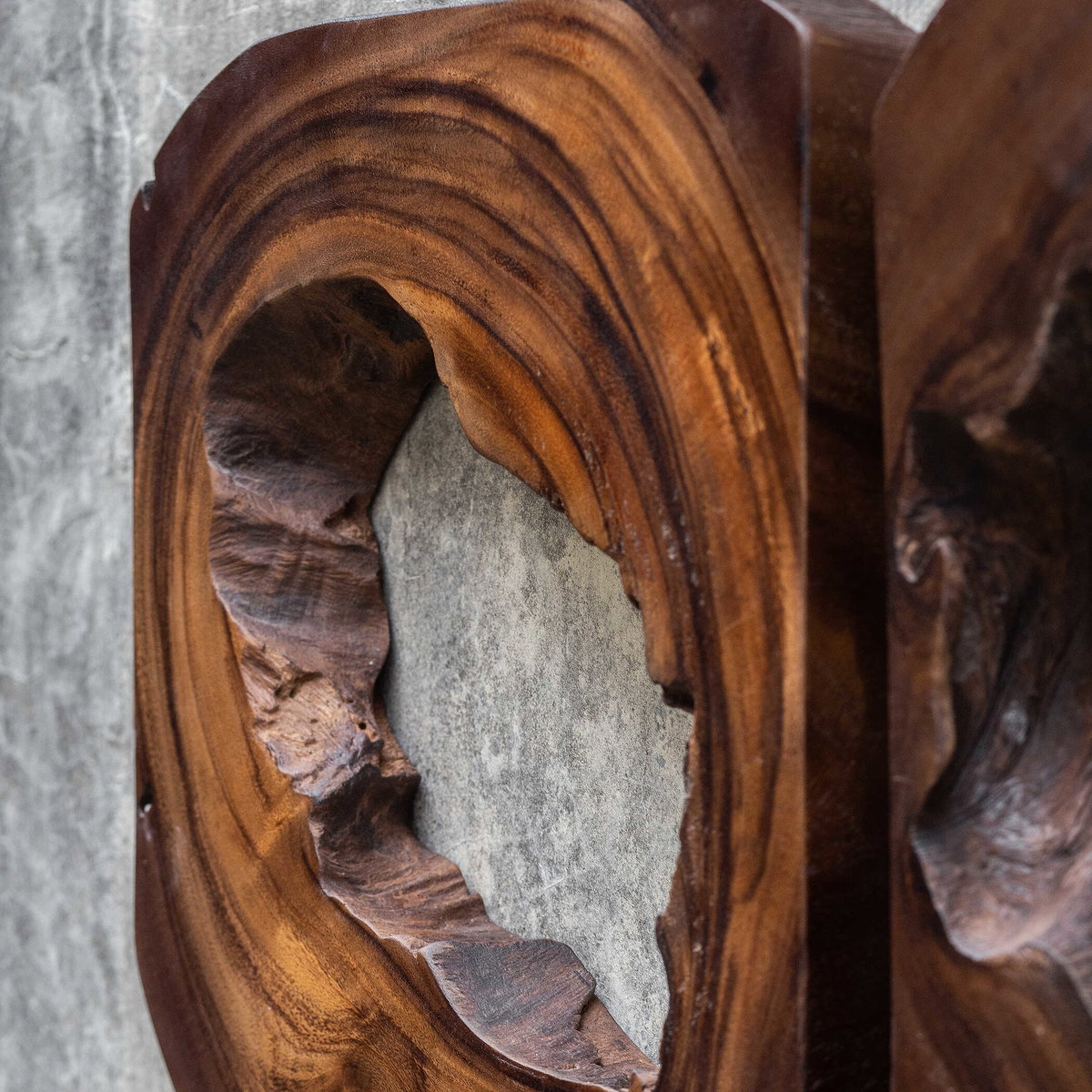 Adlai Wood Wall Art Set/6, Sculptural Wall Art by Uttermost, 12" width x 12" height x 1.5" depth View 6