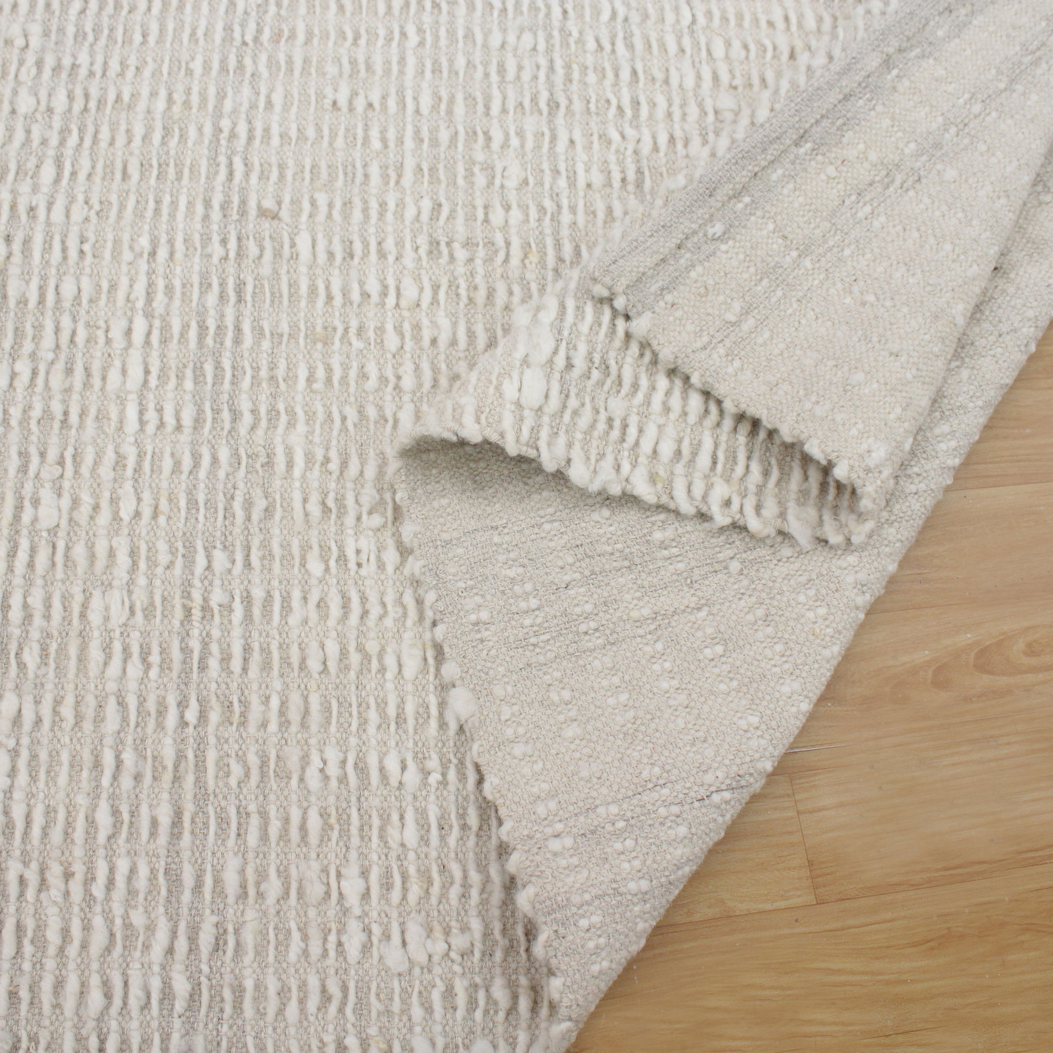 Lovelle Ivory Soft Wool 9 X 12 Rug large image 
