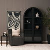 Timothy 16.0L x 16.0W X 20.0H Ebony Black Iron Side Table, Side & End Table by Mercana, 16" length x 16" width x 20" height thumbnail 5