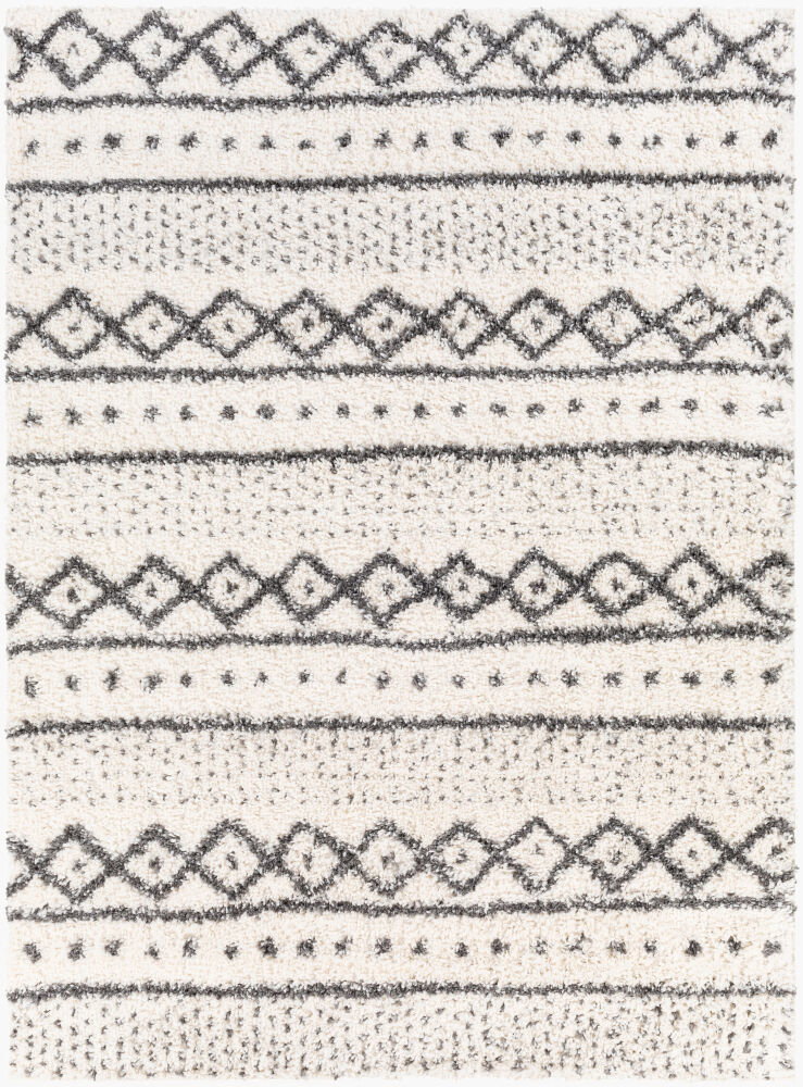 Deluxe Shag Machine Woven Rug, by Surya, 2'11.43" length x 1'11.62" width