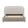 Agi Bed Queen Beige, by Dovetail, 72" width x 43" height x 88" depth thumbnail 2