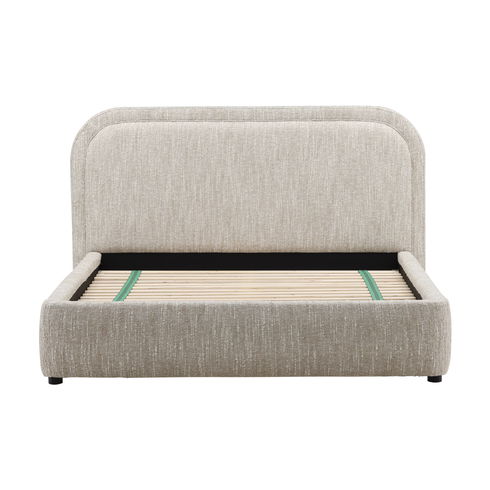 Agi Bed Queen Beige