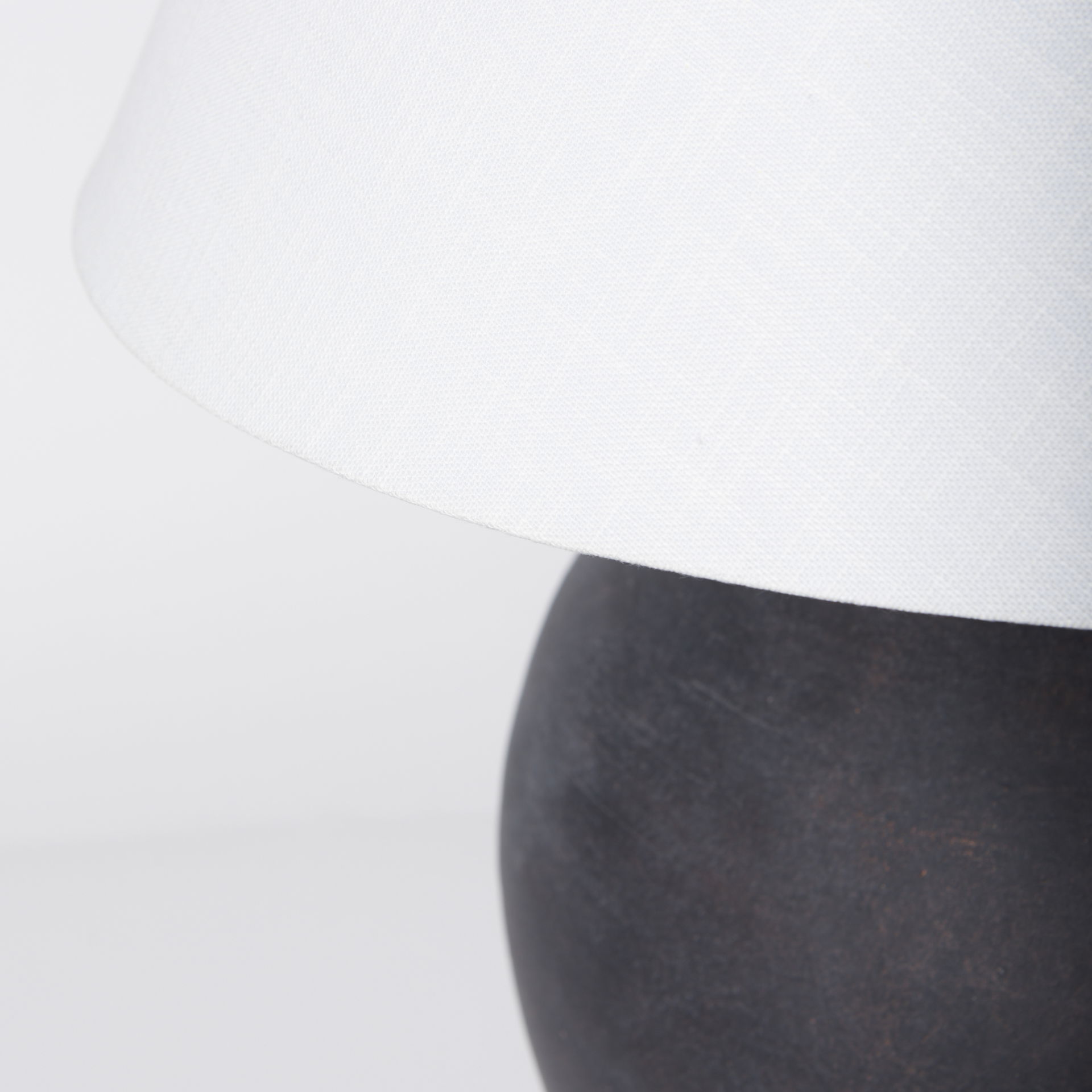 Marvin Black Ceramic Table Lamp large image 
