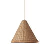 Kasbah Rattan Tall Pendant, by Woven, 15.25" height x 18.5" diameter thumbnail 1
