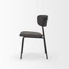 Corey Contoured Back Dining Side Chair | Gray Fabric with Metal, Dining Chair by Mercana, 22.25" length x 21.25" width x 32" height thumbnail 7