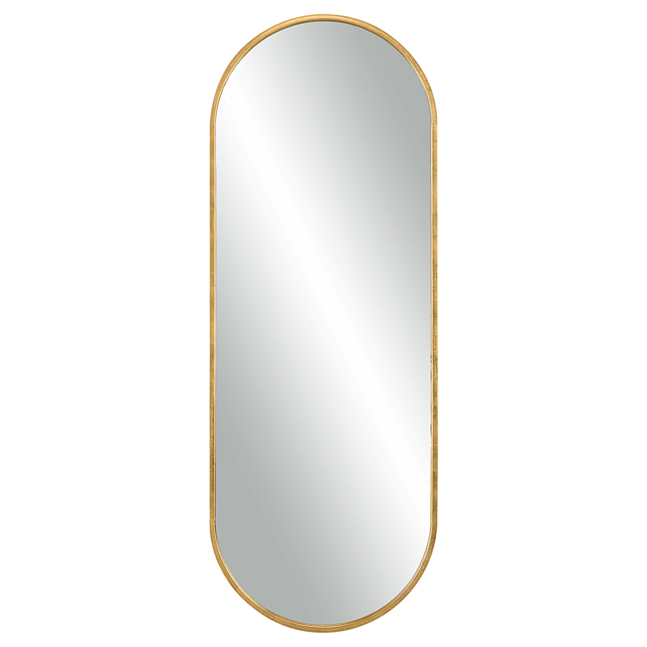 Varina Tall Gold Mirror, by Uttermost, 22" width x 60" height x 1.5" depth View 1
