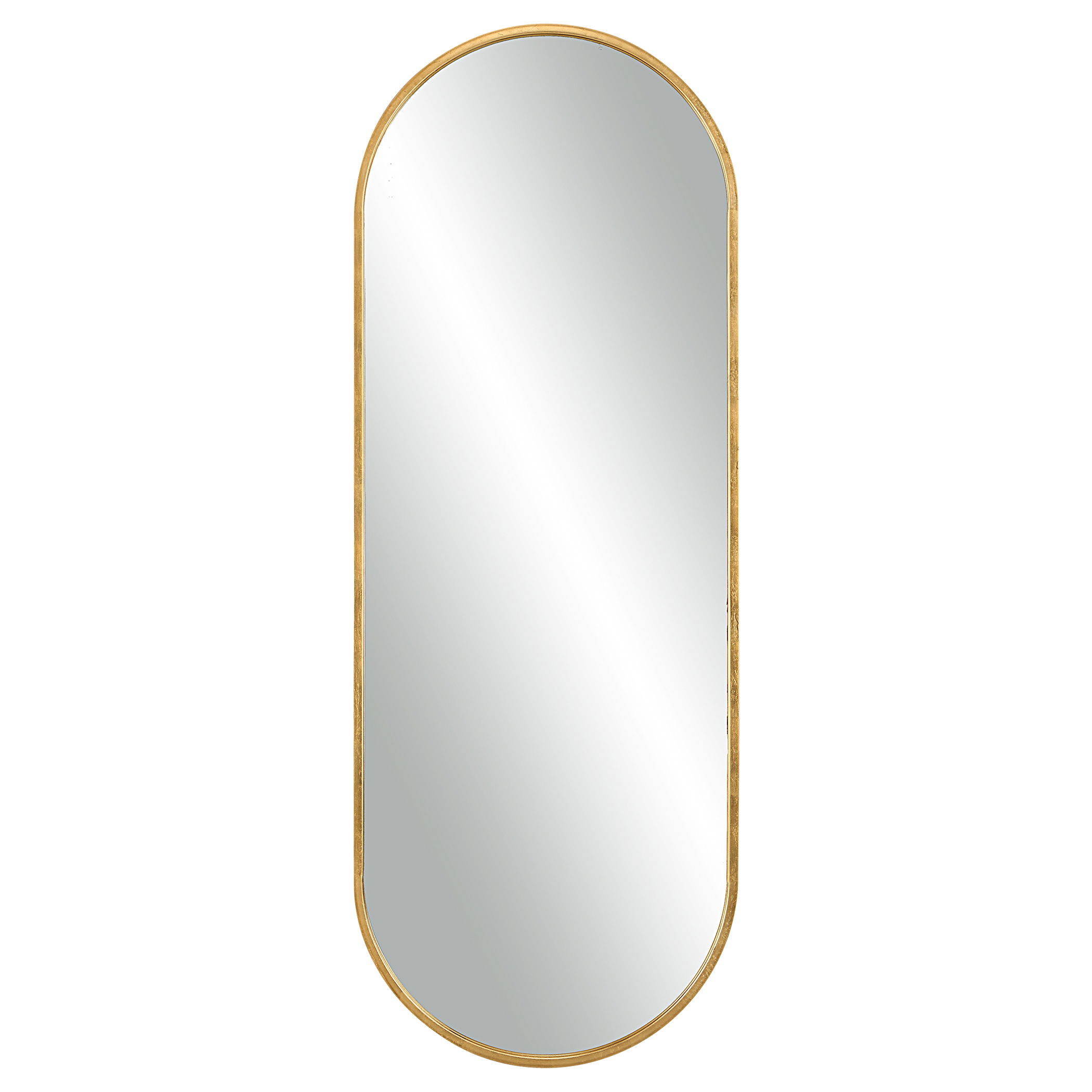 Varina Tall Gold Mirror large image 