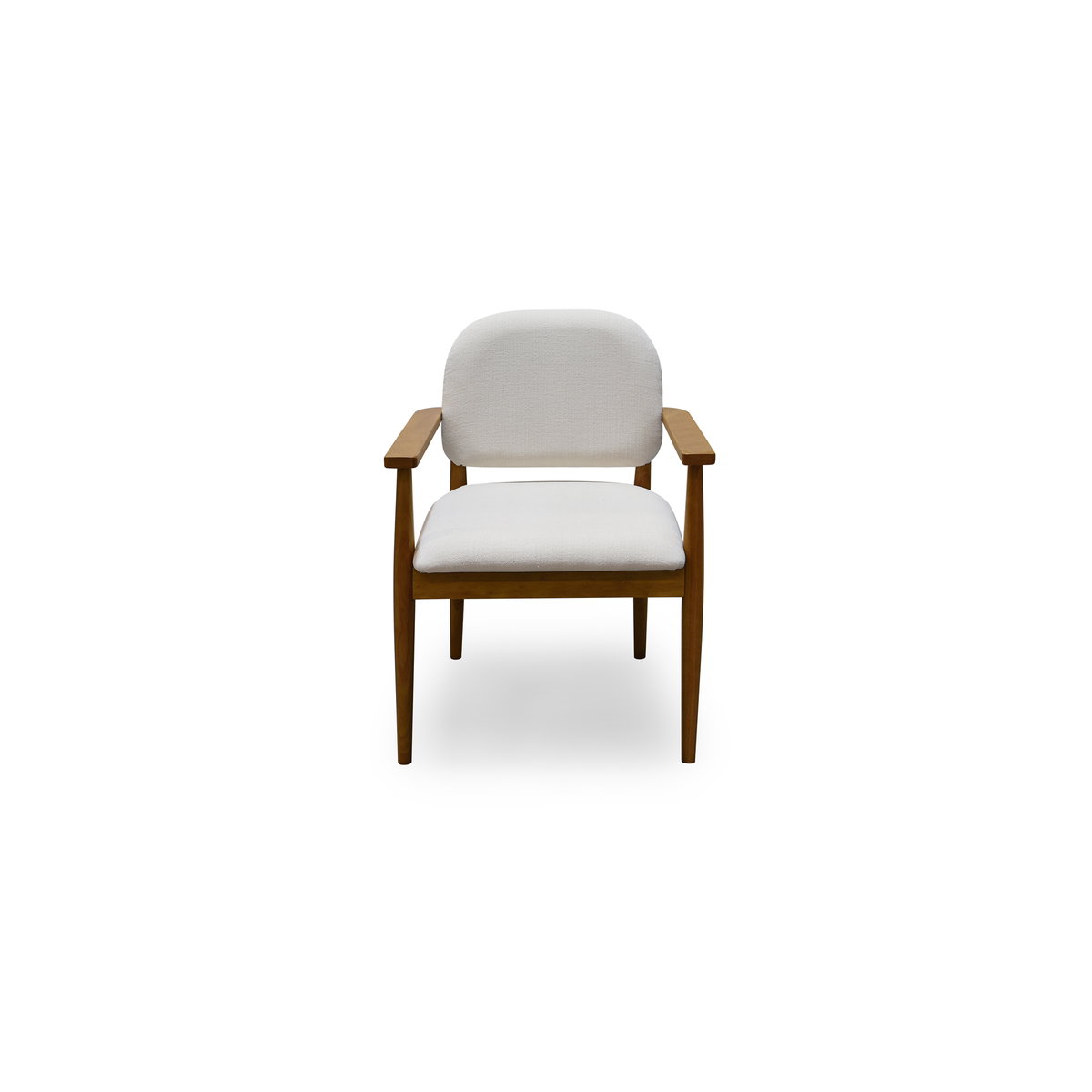 Norrie Dining Chair Cream, by Moe's Home, 24.41" width x 33.46" height x 24.41" depth View 1