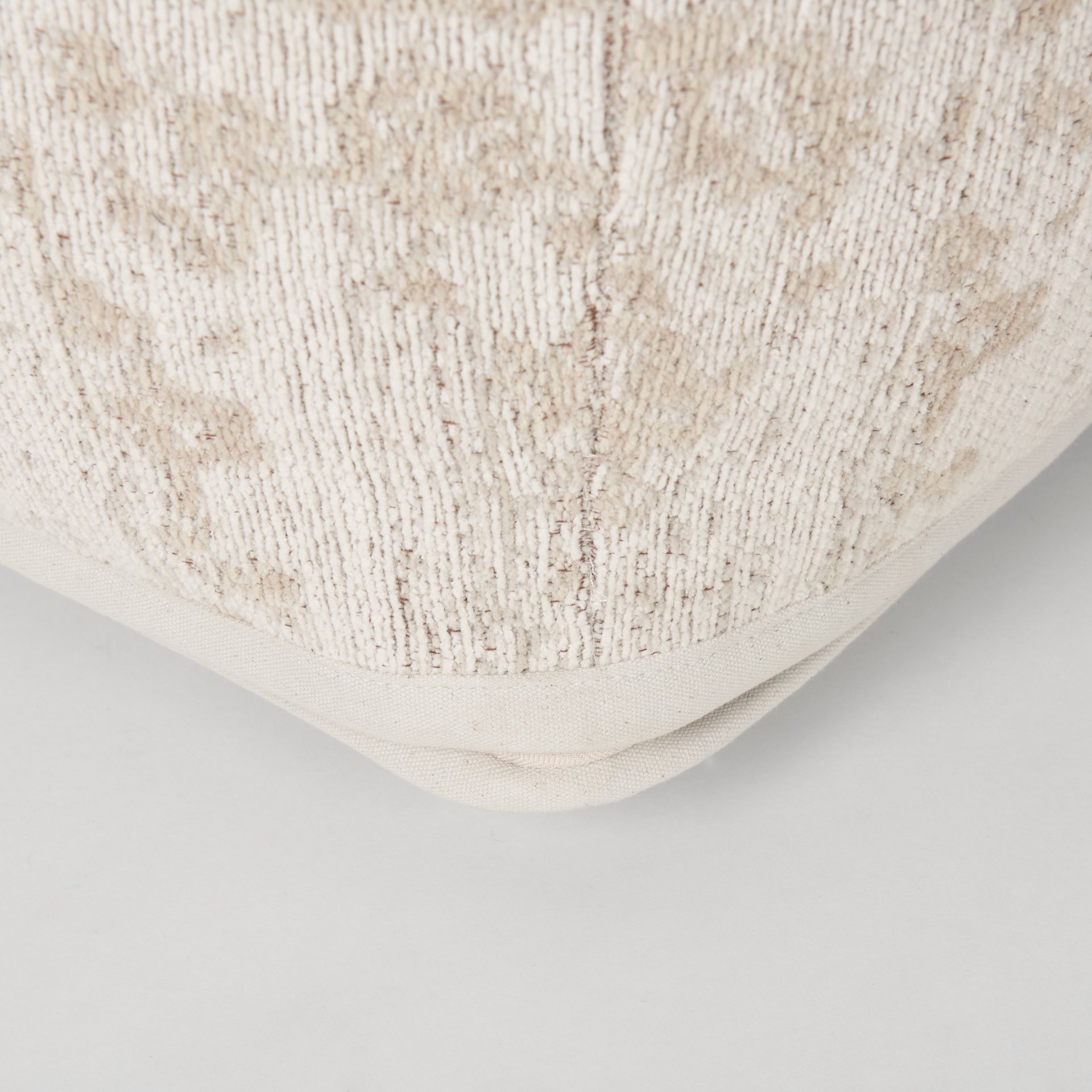 Khloe Small Cream Pouf large image 