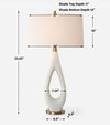 Promenade White Table Lamp thumbnail 2