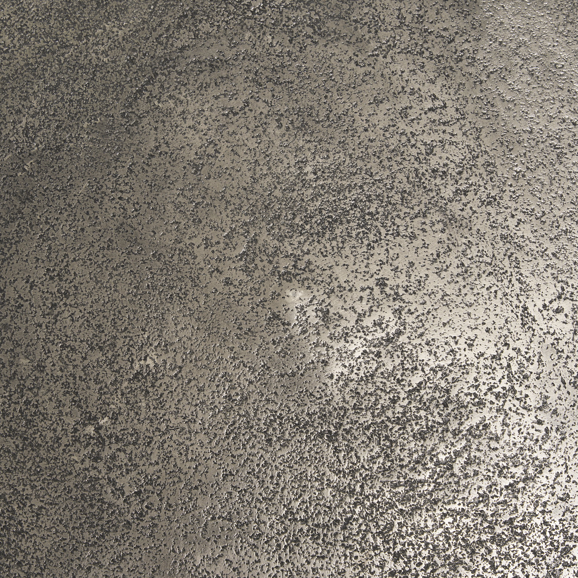 Maggie Textured Silver Nickel Cast Aluminum Metal Accent Table, Side & End Table by Mercana, 13.5" length x 13.5" width x 20.5" height View 3