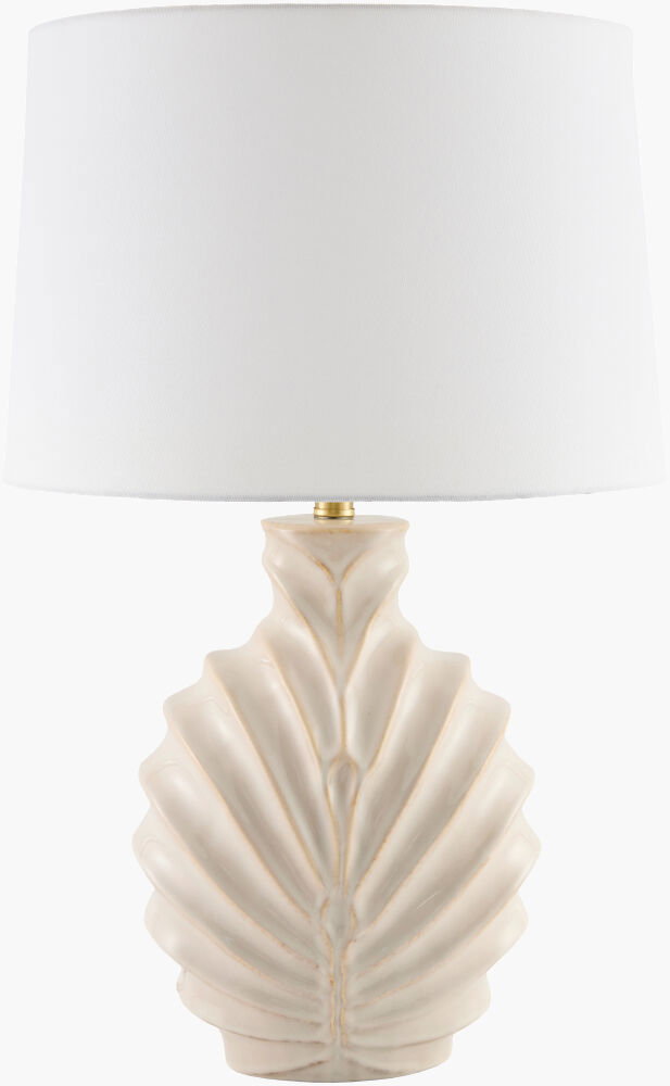 Pearl Frond Accent Table Lamp, by Surya, 17" width x 27" height