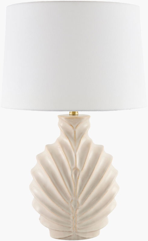 Pearl Frond Accent Table Lamp