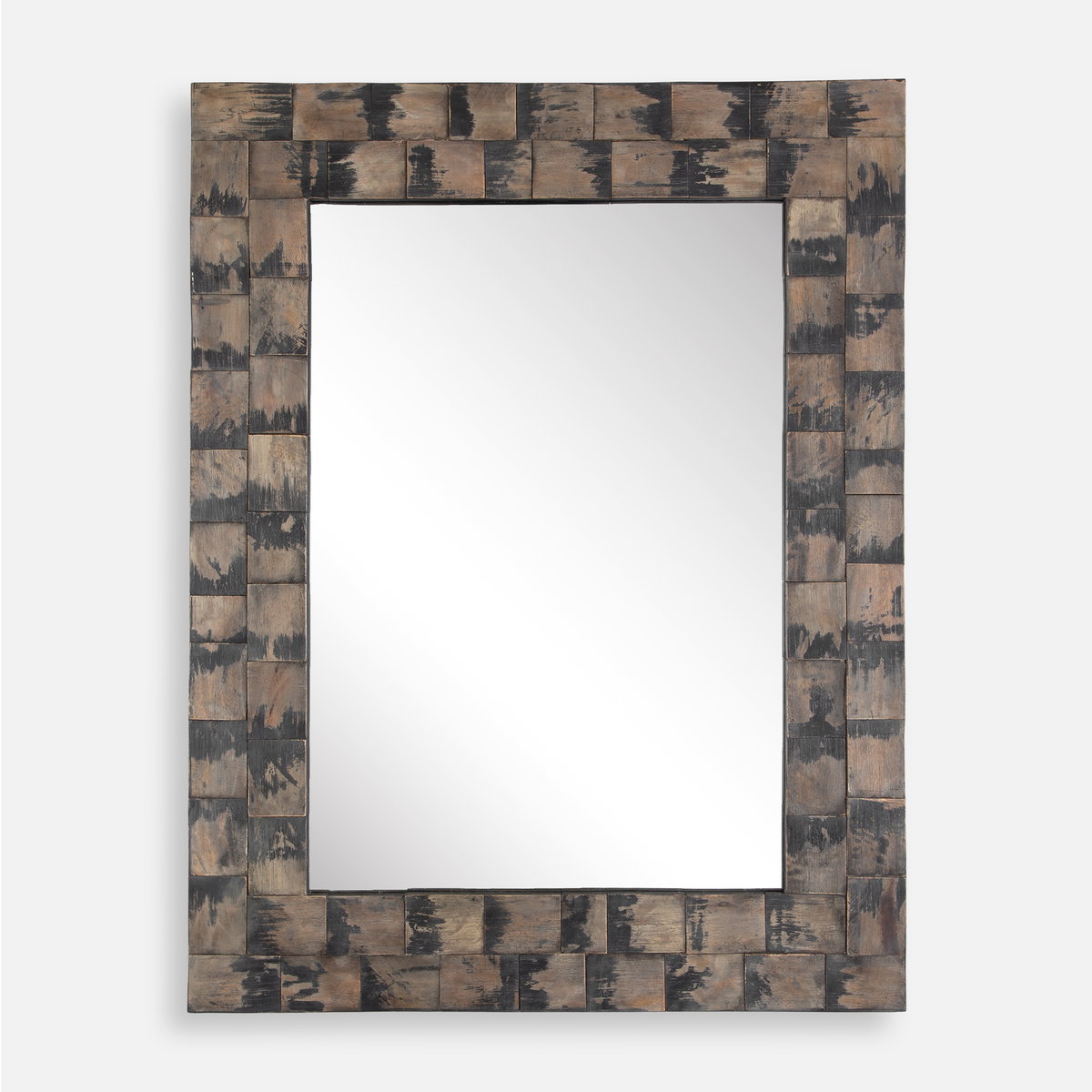 Burke Wooden Mirror, by Uttermost, 35.5" width x 47.5" height x 2" depth View 1