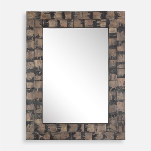 Burke Wooden Mirror