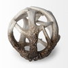 Ramus I (Small) 5L x 5W Brown Antler Shaped Decorative Resin Orb Ball, Decorative Object by Mercana, 4.8" length x 4.8" width x 4.8" height thumbnail 4