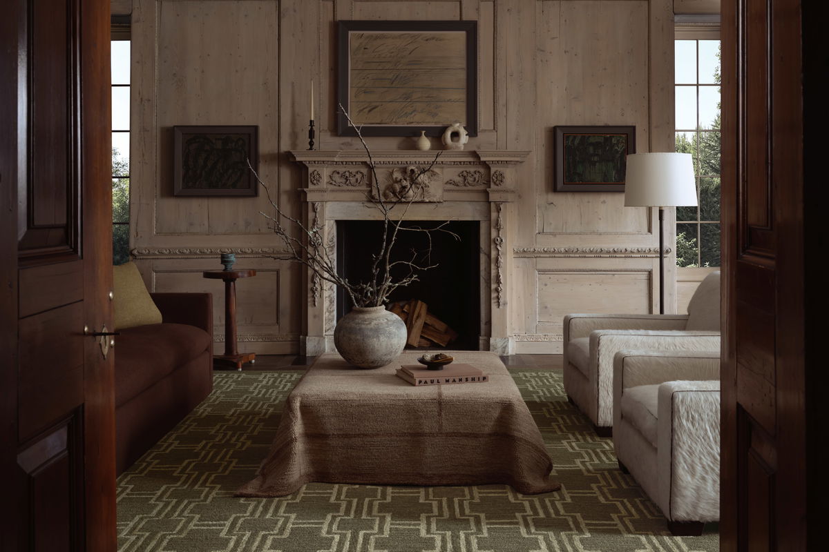 Jeremiah Brent x Loloi Barrow Rug, 1'6" length x 1'6" width View 3
