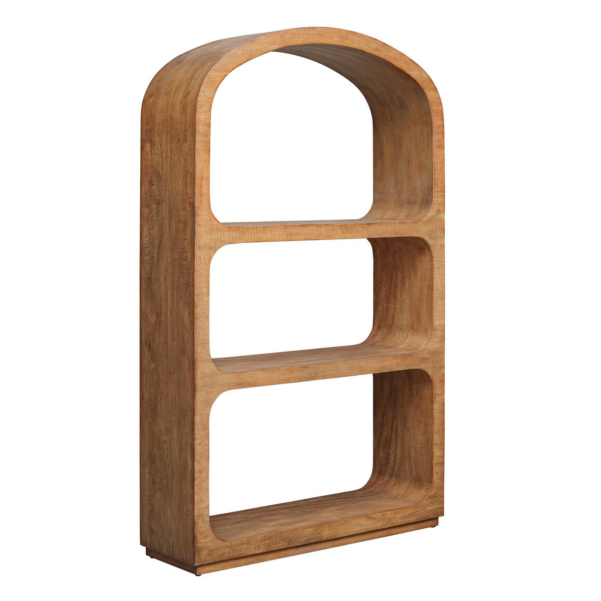 Achley Seamless Wooden Etagere, Shelving & Bookcase by Uttermost, 48" width x 80" height x 15" depth View 3